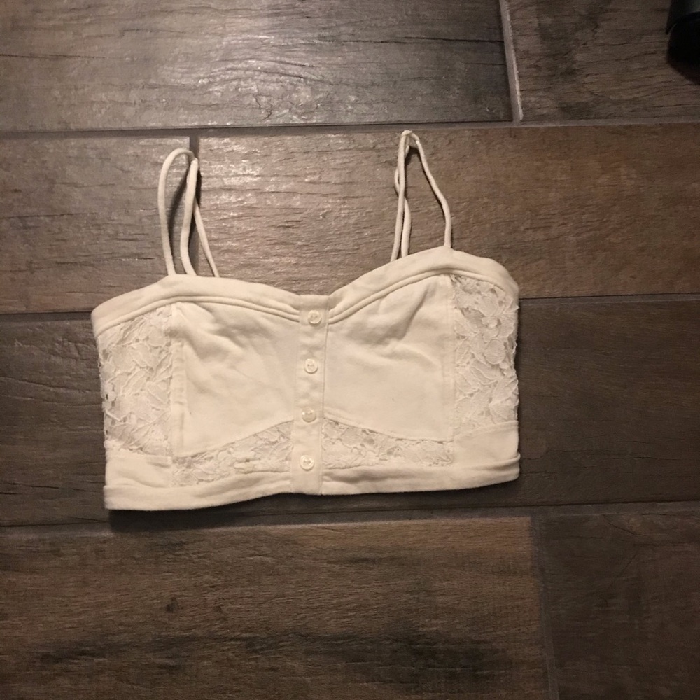 Tilly’s White Crop Top | Sleeveless